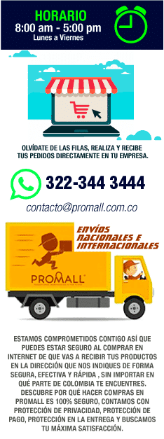 Promall — Horario, contacto y envíos nacionales