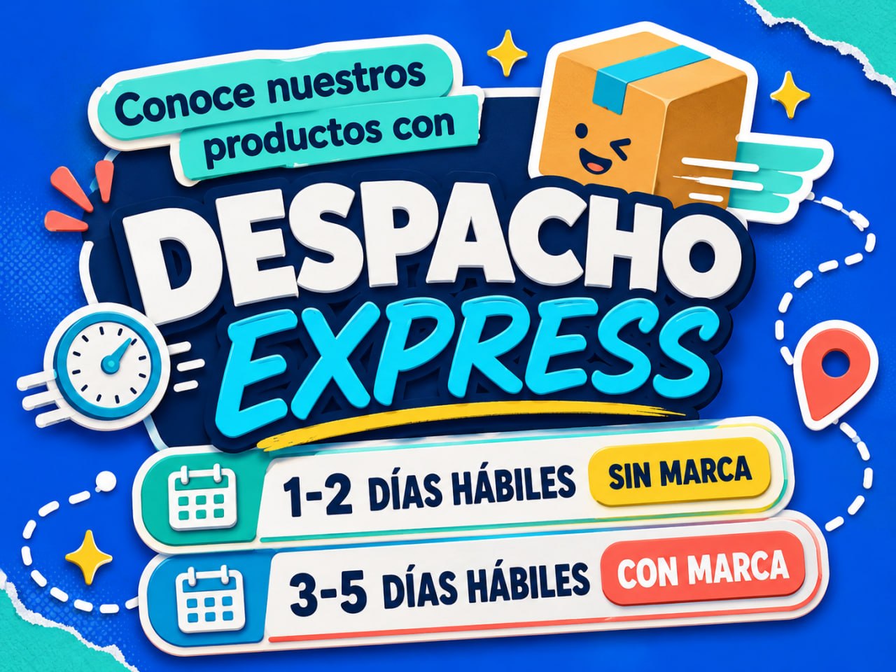 Despacho Express — Productos promocionales con entrega rápida