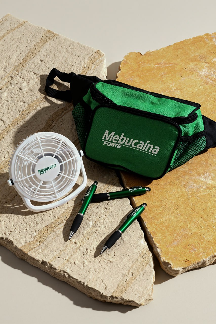 Kit verde Mebucaína con canguro y ventilador