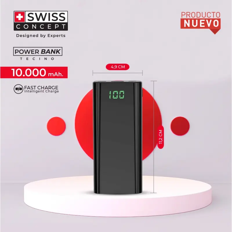 POWER BANK TECINO 10.000 mAh. 3