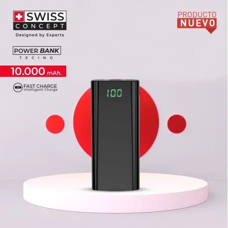 POWER BANK TECINO 10.000 mAh. 4