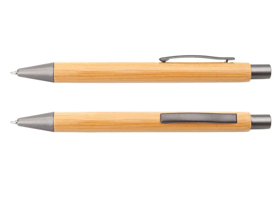 Boligrafo Monaco Bamboo personalizado con logo - Promall Colombia