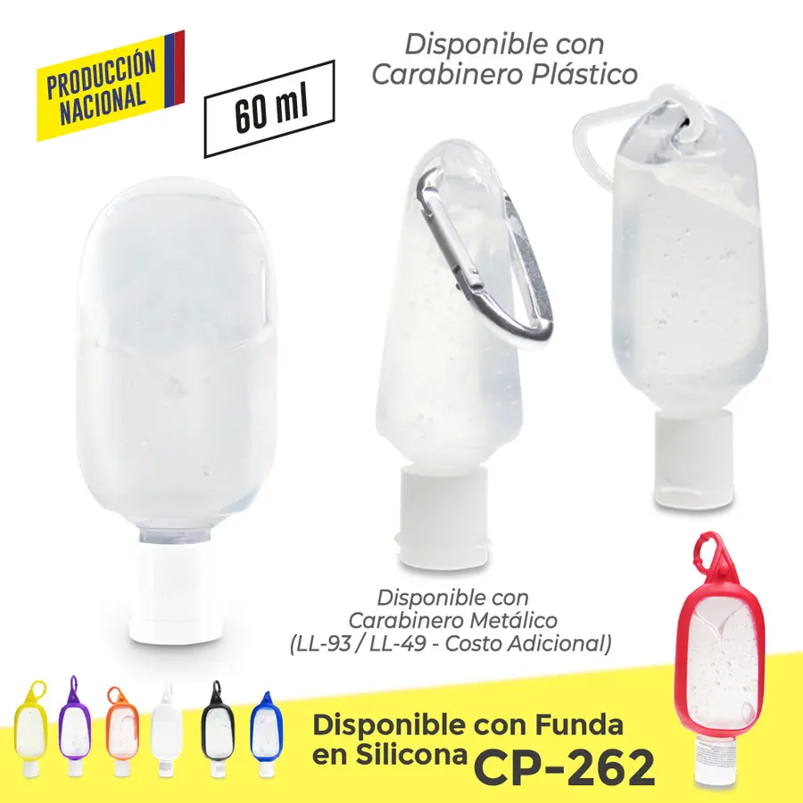 Gel Antibacterial Transparente-Producción Nacional 11