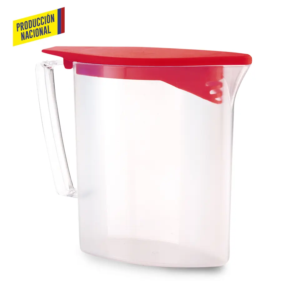 Jarra Plástica Ovalada 1000 ML - Nacional 12