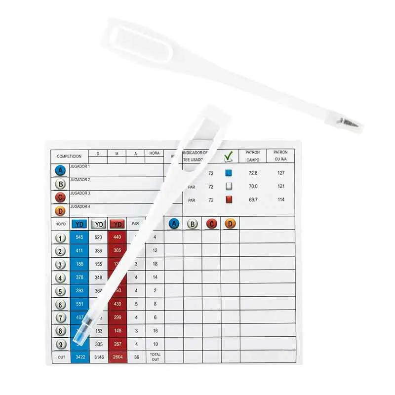 Lapiz Plastic Clip de Golf personalizado con logo - Promall Colombia