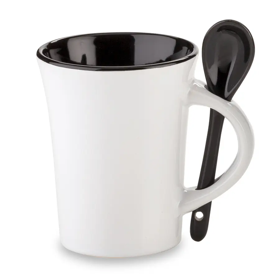 MUG CERÁMICA CON CUCHARA TRUMP 10OZ 11