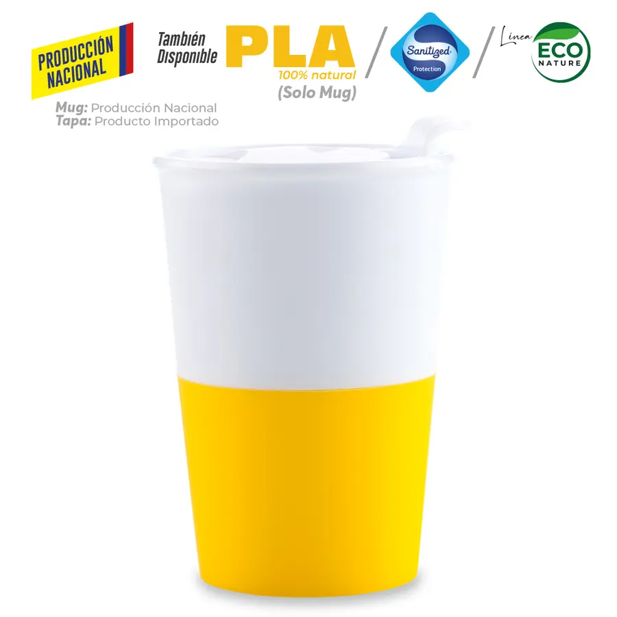 MUG PLASTICO OSIRIS 360ML - PRODUCCION NACIONAL