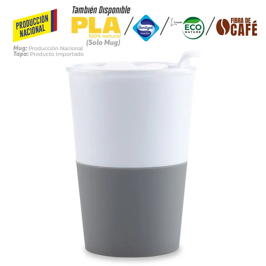 MUG PLÁSTICO OSIRIS 360ML - PRODUCCIÓN NACIONAL 11