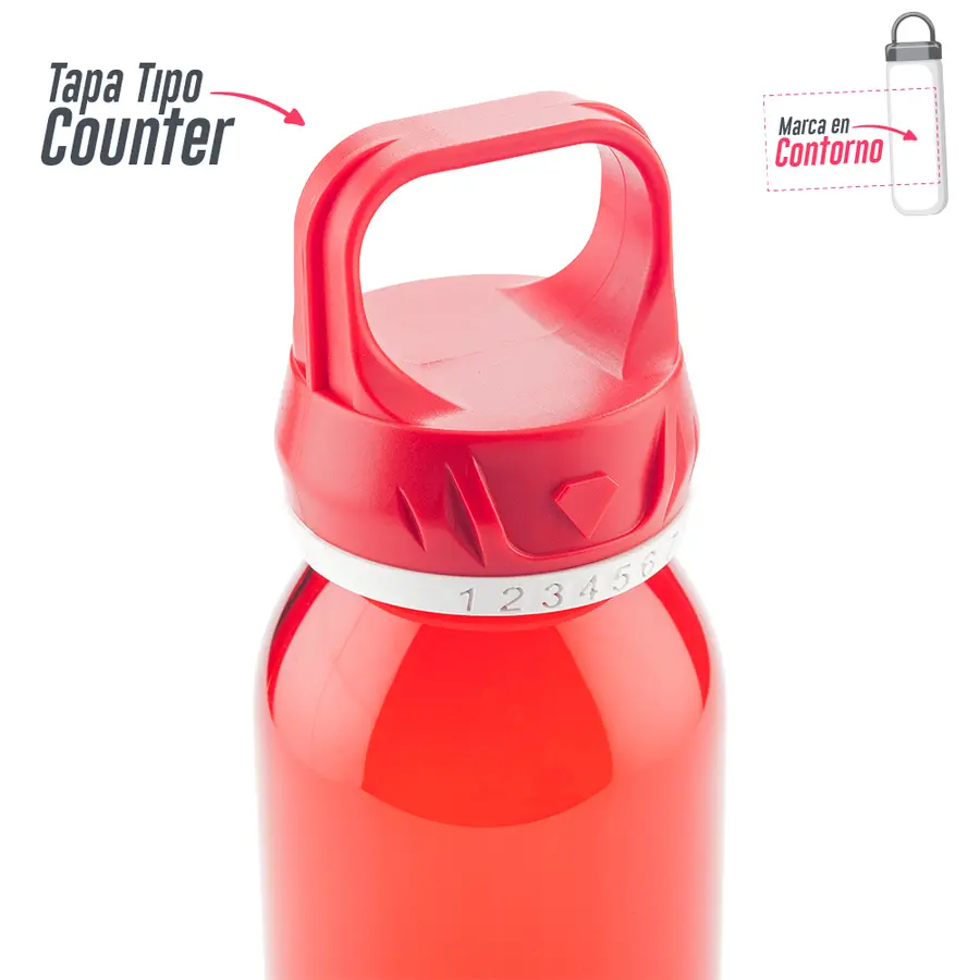 Botilito Plástico Counter 650ml 10