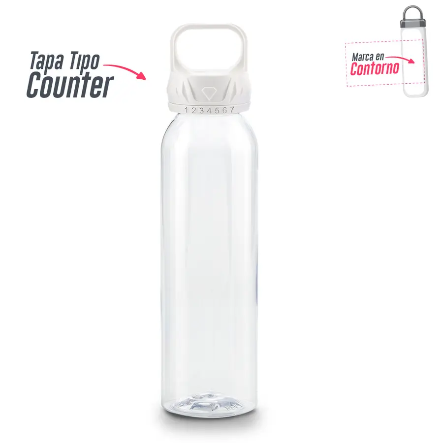 Botilito Plástico Counter 650ml 9