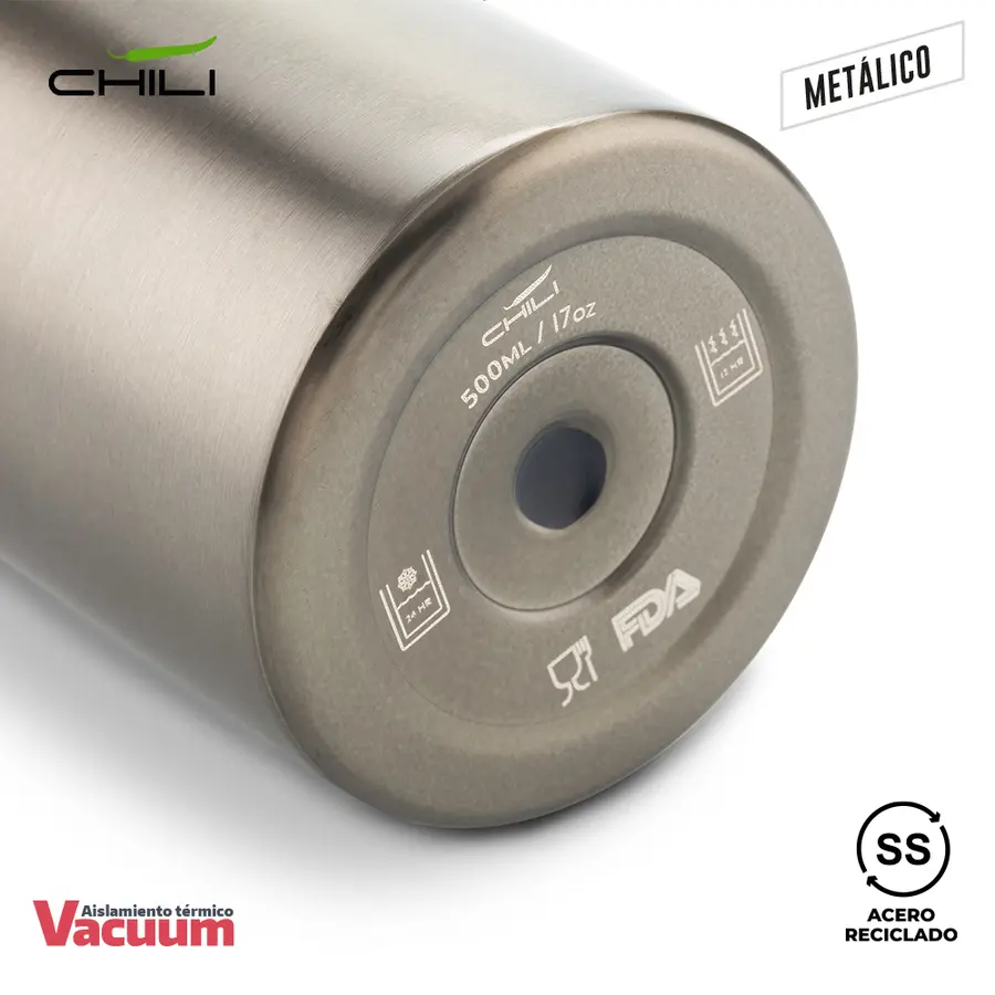 Termo Metálico Calypso Chili 500ml 12
