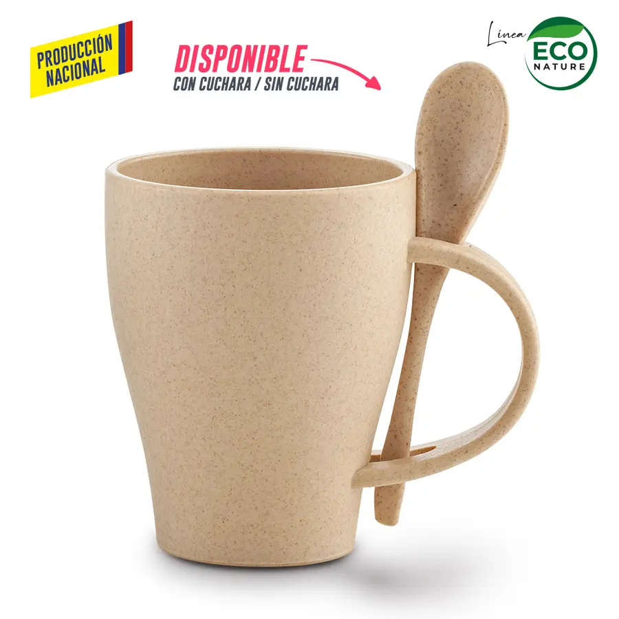 MUG PLÁSTICO CON CUCHARA TIFFANY 350ML - PRODUCCIÓN NACIONAL 15