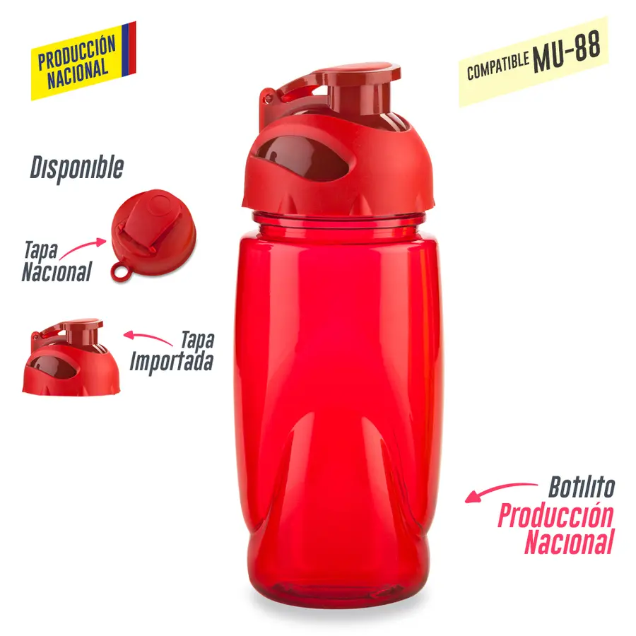 BOTILITO MINI SPRING 550ML (TAPA IMPORTADA O NACIONAL) 15