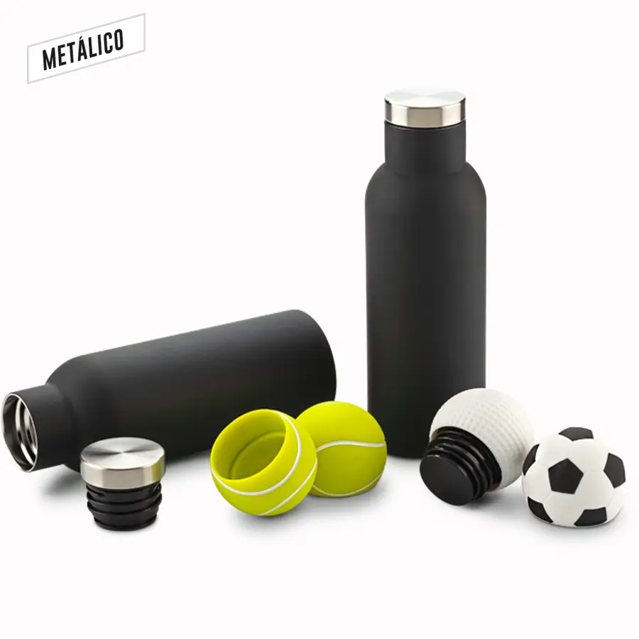 Botilito Metálico Sporty Cover 500ml personalizado con logo - Promall Colombia