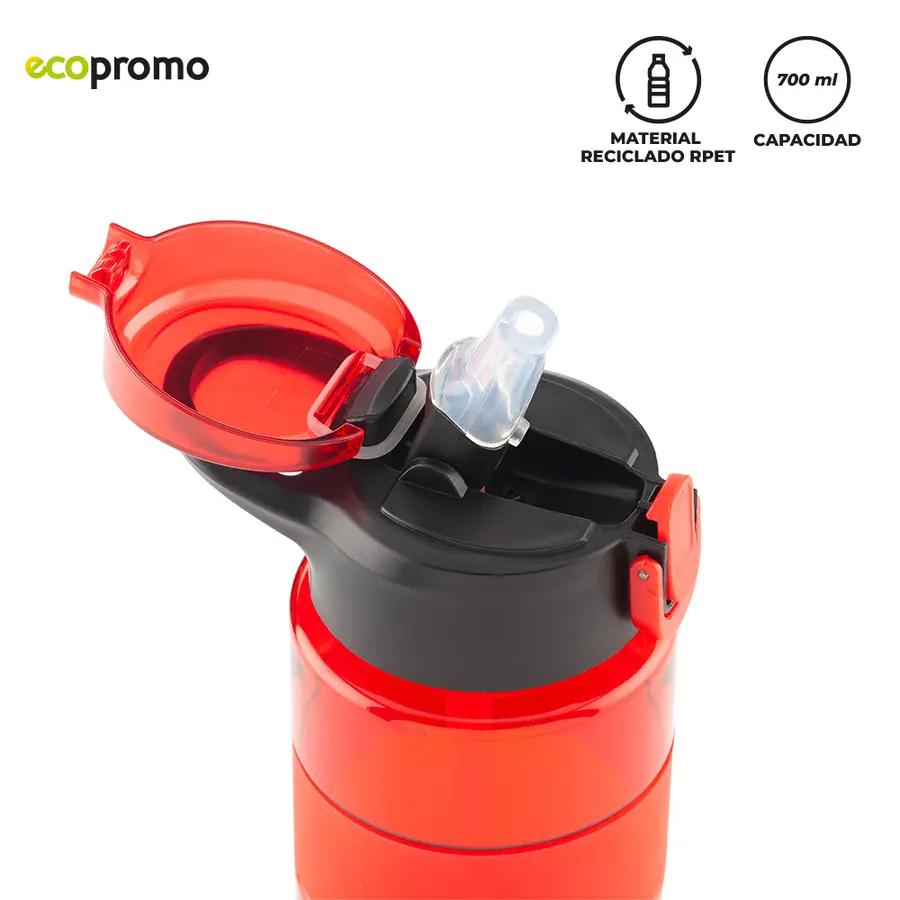 BOTILITO PLÁSTICO GRIPLY RPET 700ml 12