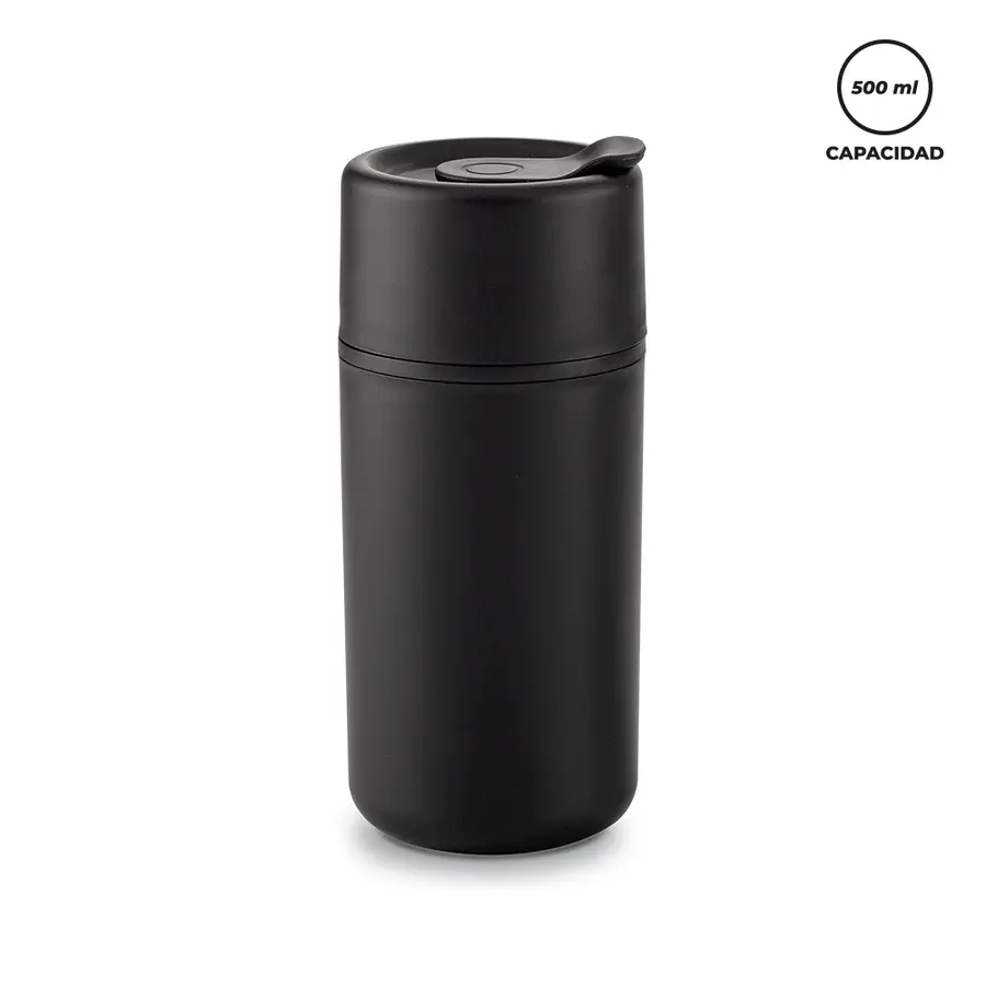 MUG PLÁSTICO QUOVO 500ml 9
