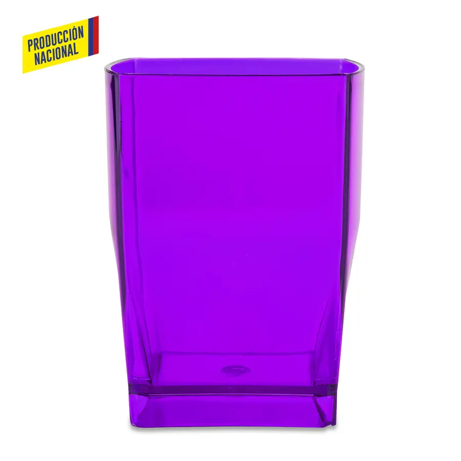 Vaso Cuadrado 7oz Cristal - Producción Nacional 11