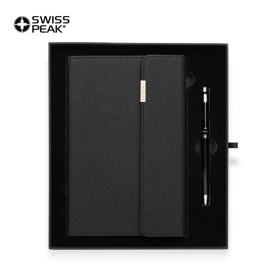 Set de Boligrafo y Libreta Swisspeak Lux 11