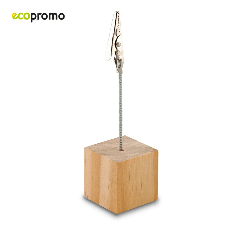 Memo Clip Bamboo II personalizado con logo - Promall Colombia