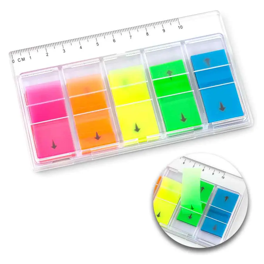 Sticky Set con Regla personalizado con logo - Promall Colombia