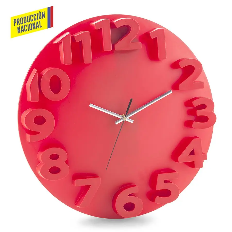 Reloj De Pared Tempo - Producción Nacional 12
