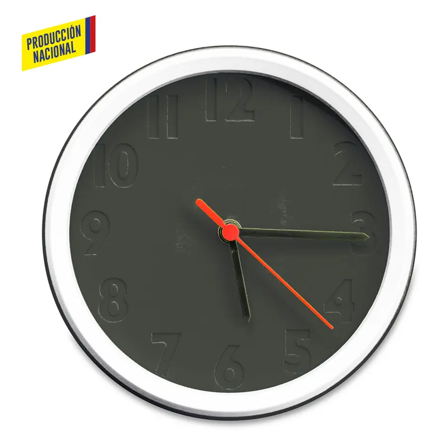 RELOJ DE PARED COLORS - PRODUCCIÓN NACIONAL 13
