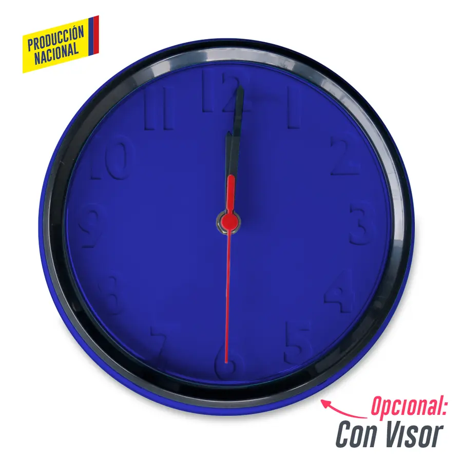 RELOJ DE PARED COLORS - PRODUCCIÓN NACIONAL 10