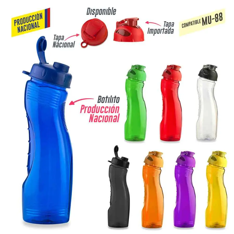 Tapa Pestaña para Botilito Saturno personalizado con logo - Promall Colombia