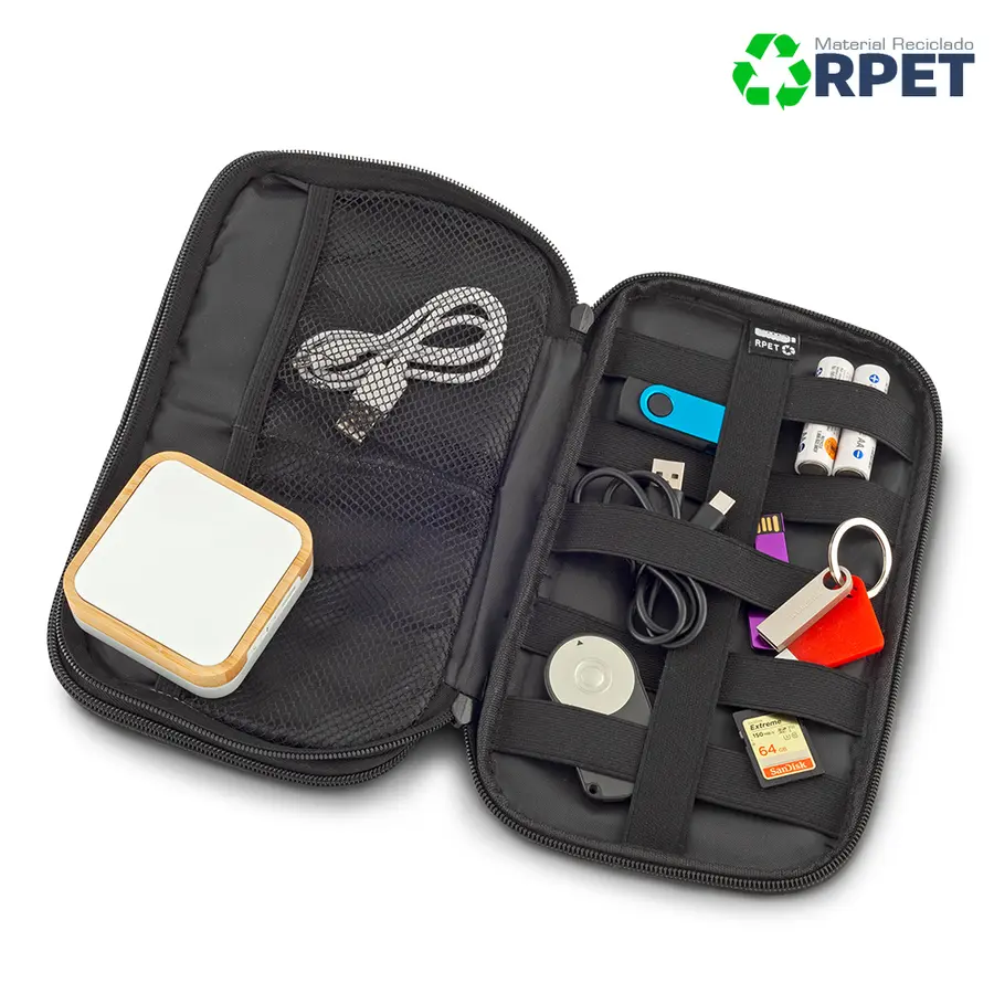 Portadocumentos de Viaje y de Cables RPET 9