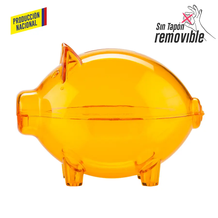 Alcancía Mini Cerdito Cristal- Producción Nacional 10
