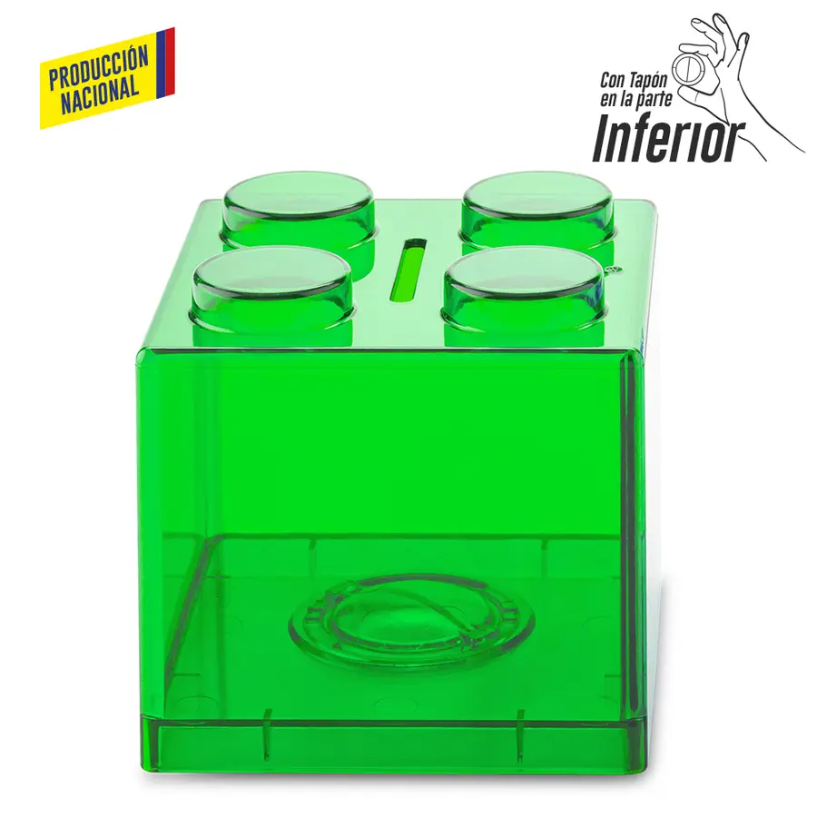 Alcancía Cubo Apilable - Producción Nacional 10