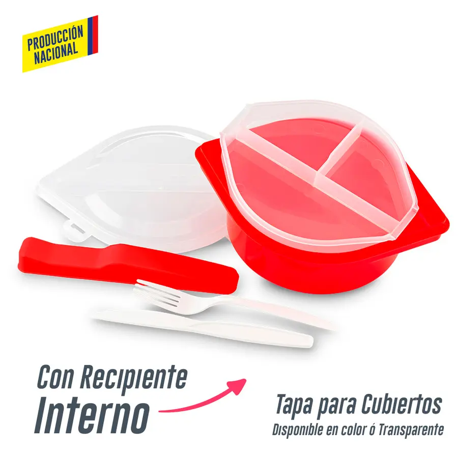 PORTACOMIDAS CON CUBIERTOS JAKARTA - PRODUCCIÓN NACIONAL 10