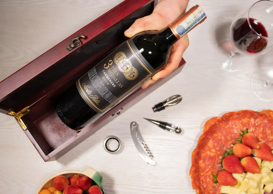 Caja de Vino Para Una Botella 5