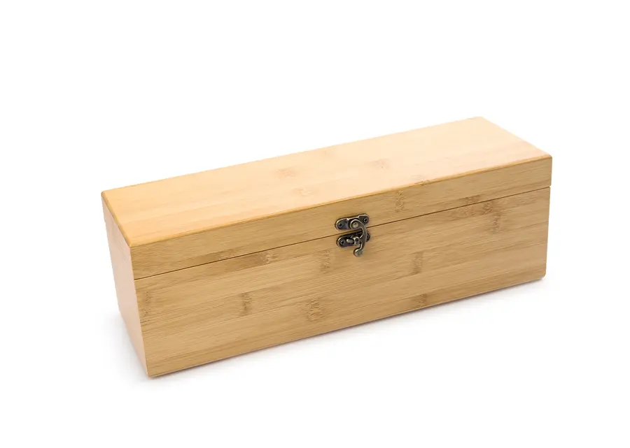Caja de Bamboo para una Botella 2