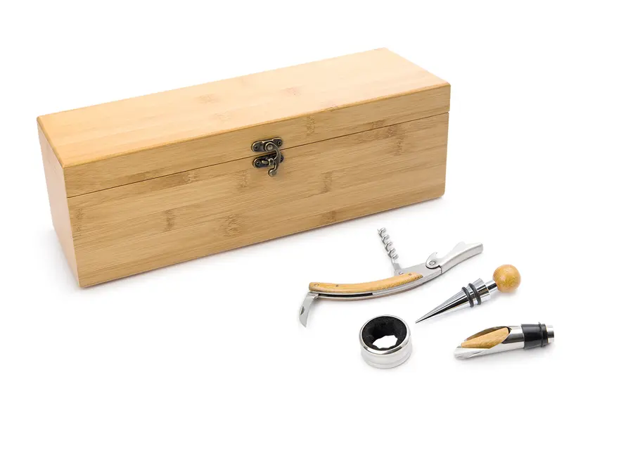 Caja de Bamboo para una Botella 3