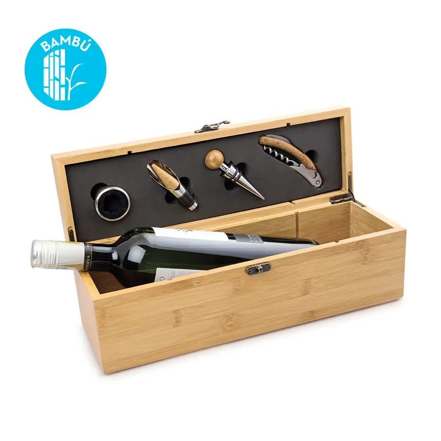 Caja de Bamboo para una Botella 9