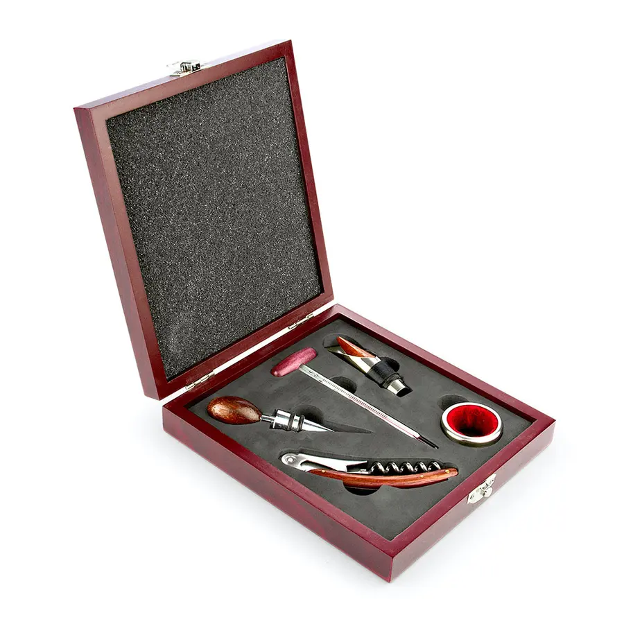 Caja de Madera 5 Accesorios 7