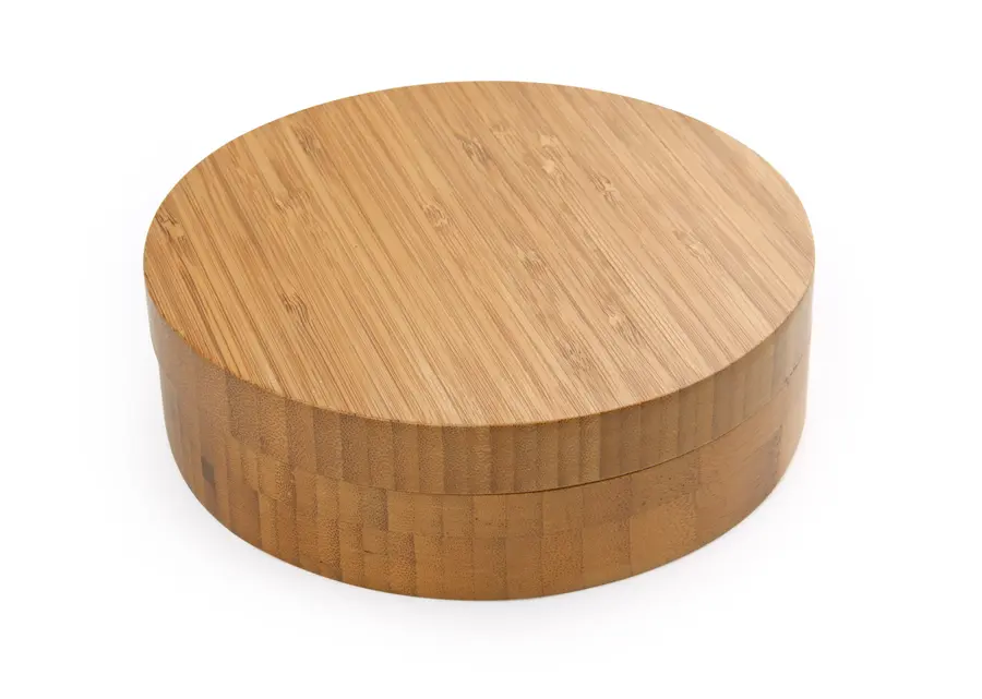 Caja Circular en Bamboo 3
