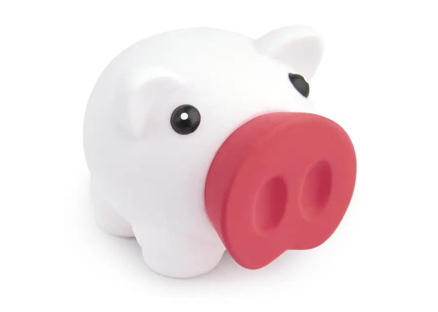 Alcancía Piggy White 4