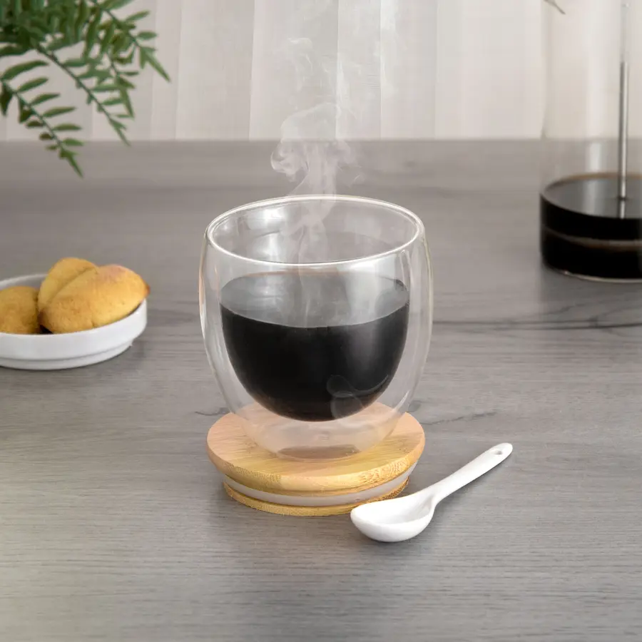 Taza doble vidrio Colombia 9