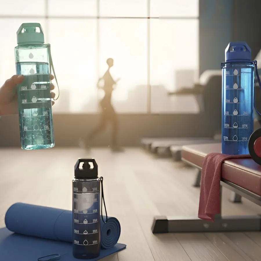 Botella deportiva motivacional "BORG" 21