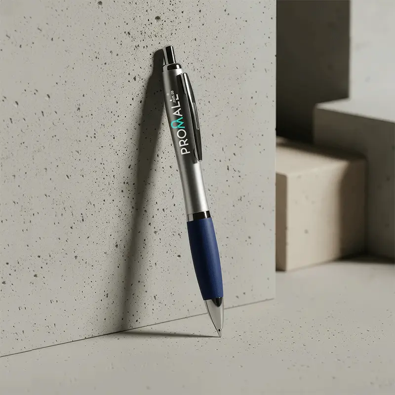 Bolígrafo Ventura Barril Plata