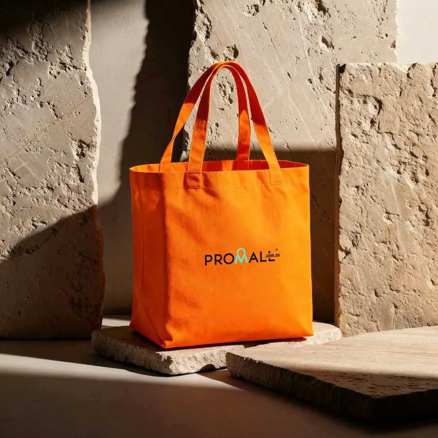 Bolsa En Cambrel Market personalizado con logo - Promall Colombia