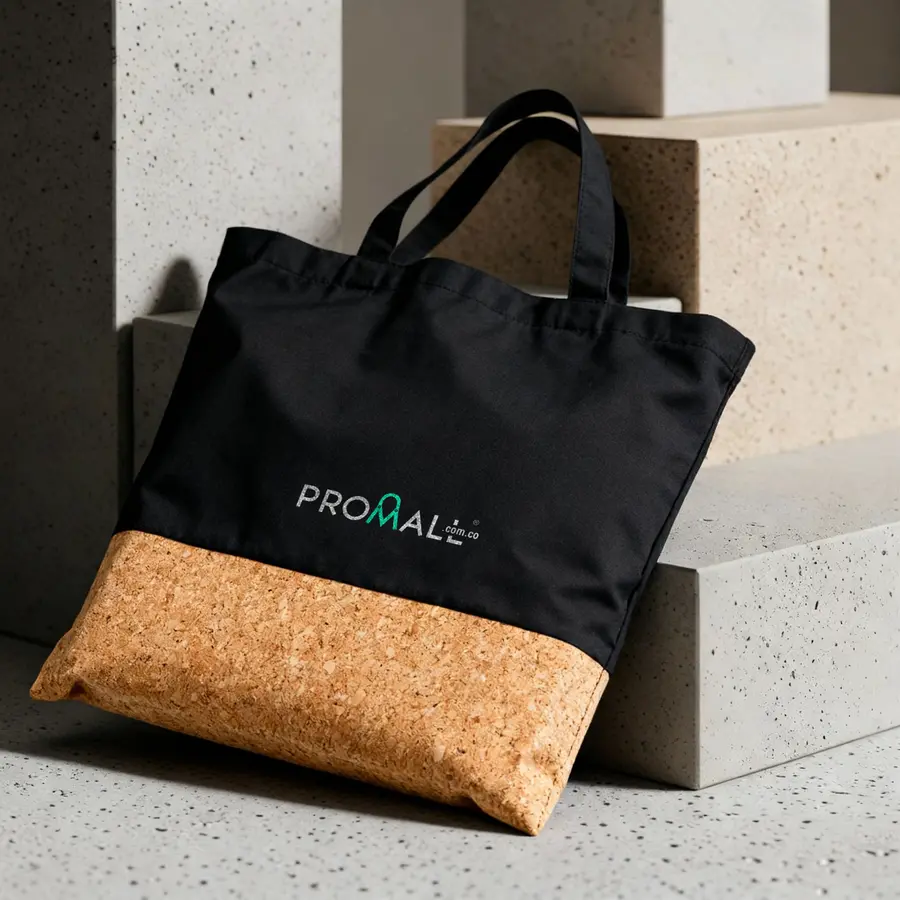 Bolsa en Algodón Corcho personalizado con logo - Promall Colombia