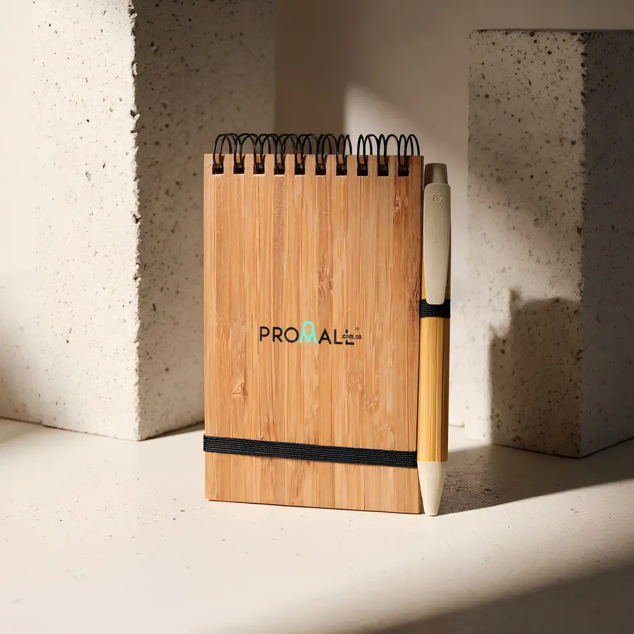 Libreta con Bolígrafo Bamboo