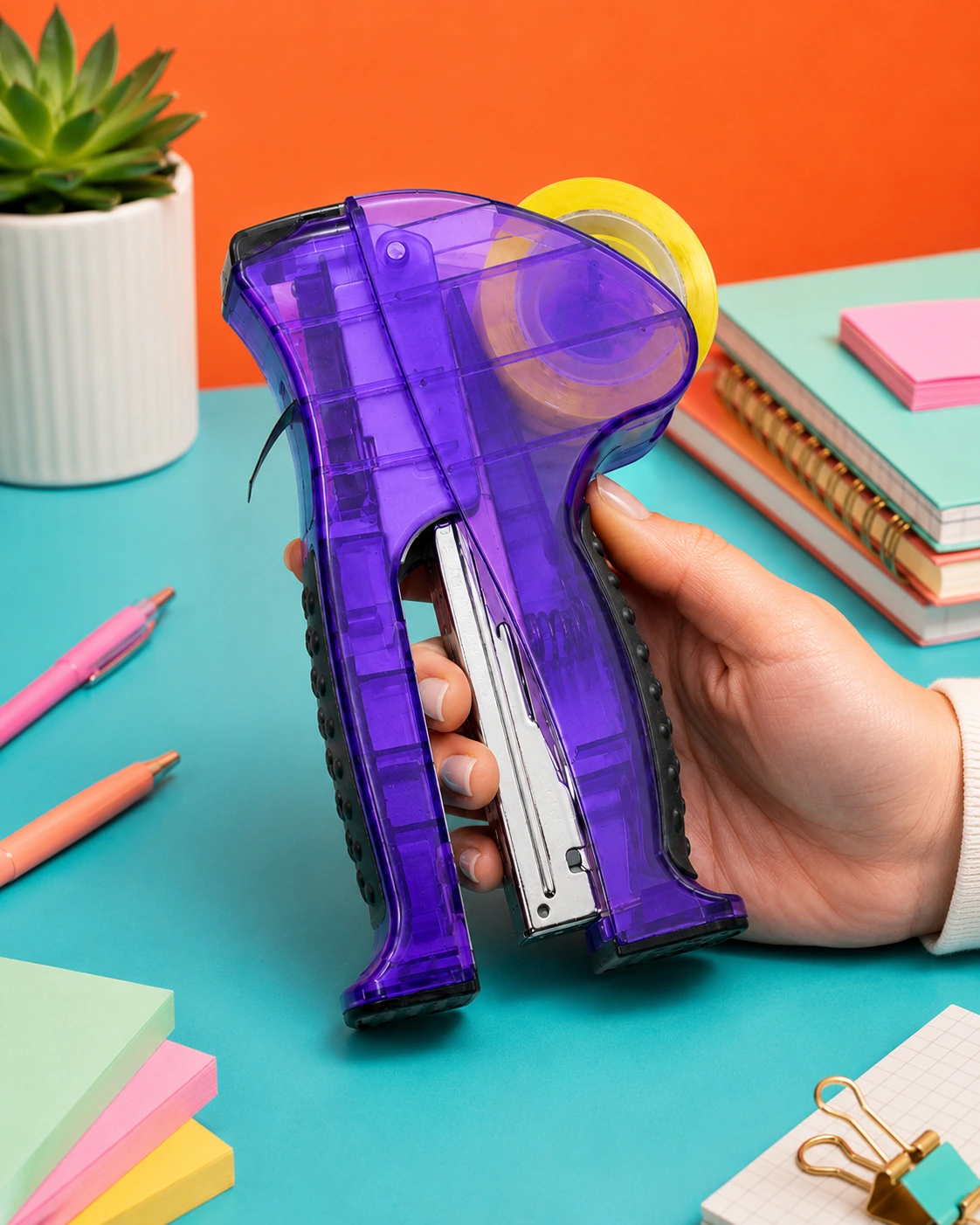 Dispensador de Cinta 2 en 1 personalizado con logo - Promall Colombia