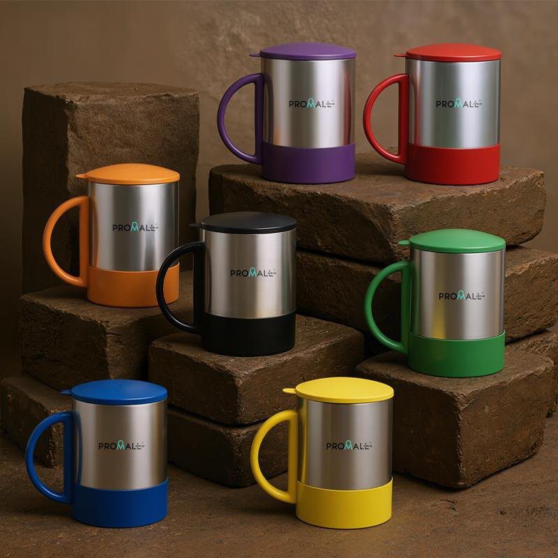 Minimug en Acero con Tapa - 180ml