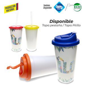 Vaso Doble Pared de Seguridad 450ml -Prod Nacional