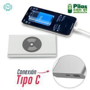 Pila Recargable con Cargador Inalámbrico 4000mah 2