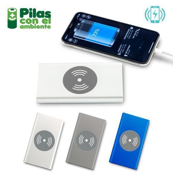 Pila Recargable con Cargador Inalambrico 4000mah